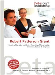 Robert Patterson Grant,6134839531,9786134839532