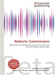 Roberts Commission,6135475959,9786135475951