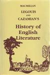 Legouis and Cazamian's History of English Literature Revised Edition,0333903811,9780333903810