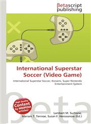 International Superstar Soccer (Video Game),6134445002,9786134445009