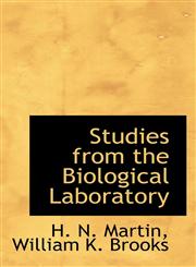 Studies from the Biological Laboratory,1117436055,9781117436050