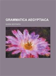 Grammatica Aegyptiaca,1234882825,9781234882822