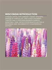 Wisconsin Introduction Working Capital for Community Needs, Episcopal Diocese of Fond du Lac, First Stage Children's Theater,1157419860,9781157419860