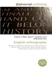 English orthography,613008059X,9786130080594
