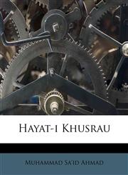 Hayat-i Khusrau,1176049607,9781176049604