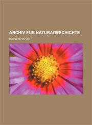 archiv fur naturageschichte,1130550273,9781130550276