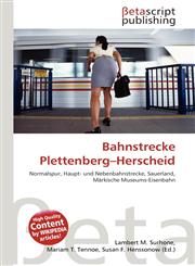 Bahnstrecke Plettenberg-Herscheid,6135001043,9786135001044