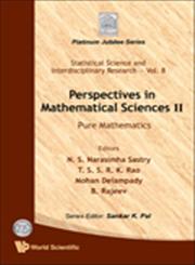 Perspectives in Mathematical Sciences II Pure Mathematics,9814273643,9789814273640