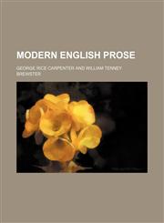 Modern English Prose,1150574682,9781150574689