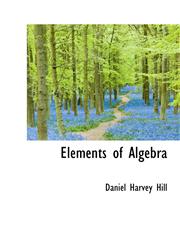 Elements of Algebra,1115724274,9781115724272