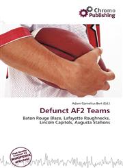 Defunct AF2 Teams,6136790807,9786136790800