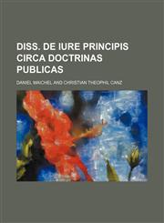 Diss. de iure principis circa doctrinas publicas,1231200626,9781231200629