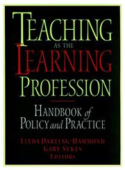 Teaching as the Learning Profession Handbook of Policy and Practice 1st Edition,078794341X,9780787943417