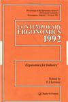 Contemporary Ergonomics Ergonomics for Industry,0748400303,9780748400300