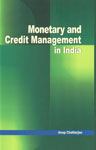 Monetary and Credit Management in India,8177082345,9788177082340