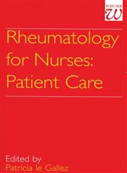 Rheumatology for Nurses Patient Care 1st Edition,186156032X,9781861560322