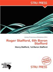 Roger Stafford, 6th Baron Stafford,6137899934,9786137899939