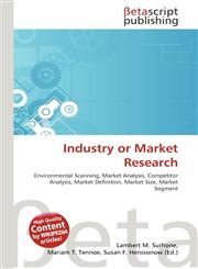 Industry or Market Research,6131320284,9786131320286
