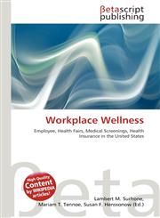 Workplace Wellness,6133469595,9786133469594