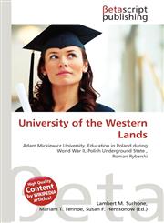 University of the Western Lands,613625817X,9786136258171