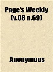 Page's Weekly (v.08 n.69),1152583735,9781152583733