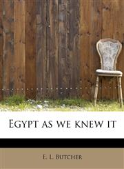 Egypt as we knew it,1241251398,9781241251390