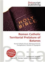 Roman Catholic Territorial Prelature of Batanes,6134779350,9786134779357