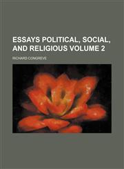 Essays political, social, and religious Volume 2,1154266532,9781154266535