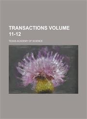 Transactions Volume 11-12,1155053281,9781155053288