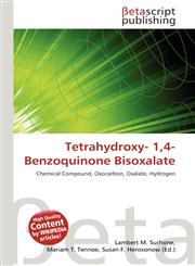 Tetrahydroxy- 1,4- Benzoquinone Bisoxalate,6131016526,9786131016523