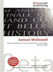 Samuel McDowell,6135477404,9786135477405
