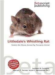 Littledale's Whistling Rat,6135416308,9786135416305