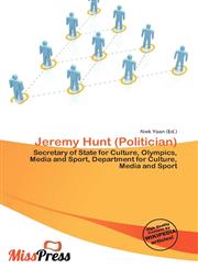 Jeremy Hunt (Politician),6135718983,9786135718980