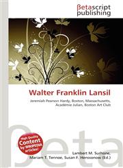 Walter Franklin Lansil,6132073248,9786132073242