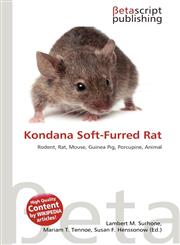 Kondana Soft-Furred Rat,6135414844,9786135414844