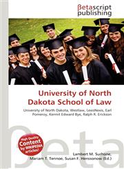 University of North Dakota School of Law,6135261339,9786135261332