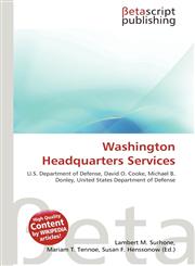 Washington Headquarters Services,6134815160,9786134815161
