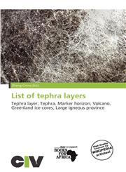 List of tephra layers,6137336824,9786137336823