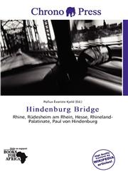 Hindenburg Bridge,6200350825,9786200350824
