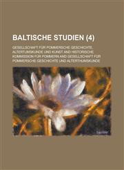Baltische Studien (4),1153442485,9781153442480