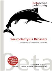 Saurodactylus Brosseti,6134790524,9786134790529