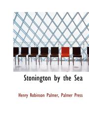 Stonington by the Sea,114030366X,9781140303664