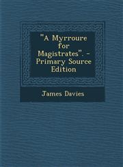 Myrroure for Magistrates.,1289567883,9781289567880
