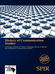 History of Communication Studies,6201608885,9786201608887