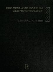 Process and Form in Geomorphology,0415105277,9780415105279