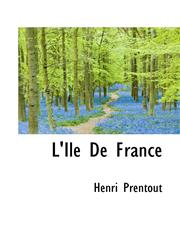 L'Ile De France,1115908669,9781115908665