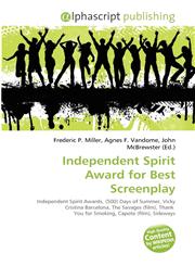Independent Spirit Award for Best Screenplay,6134318337,9786134318334