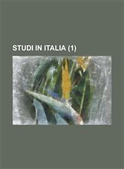 Studi in Italia (1),1154811778,9781154811773