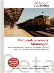 Bahnbetriebswerk Meiningen,6133692189,9786133692183