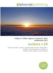 Junkers J 29,6134223247,9786134223249